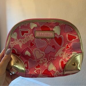 RARE Lilly Pulitzer Valentine’s Day Heart Print Zip Pouch Bag